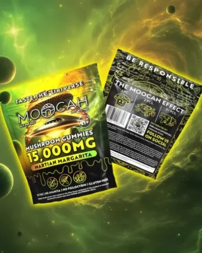 MOOCAH MUSHROOM MARTIAN MARGARITA 15,000MG GUMMIES